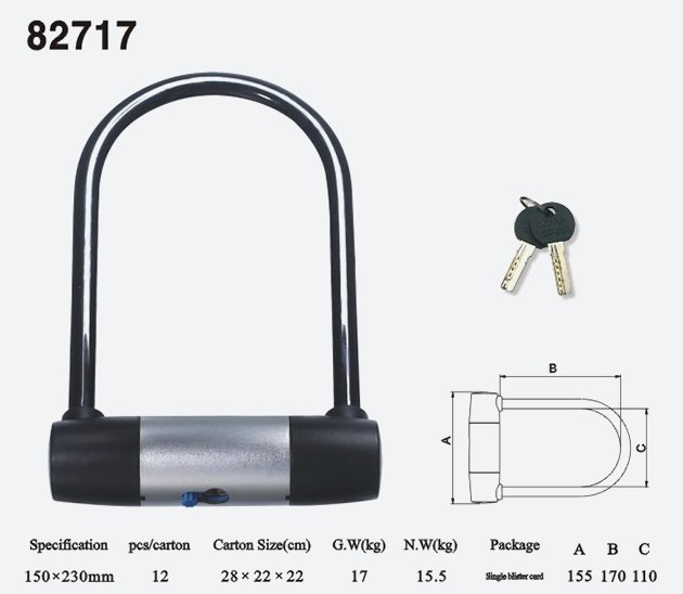 U形锁82717